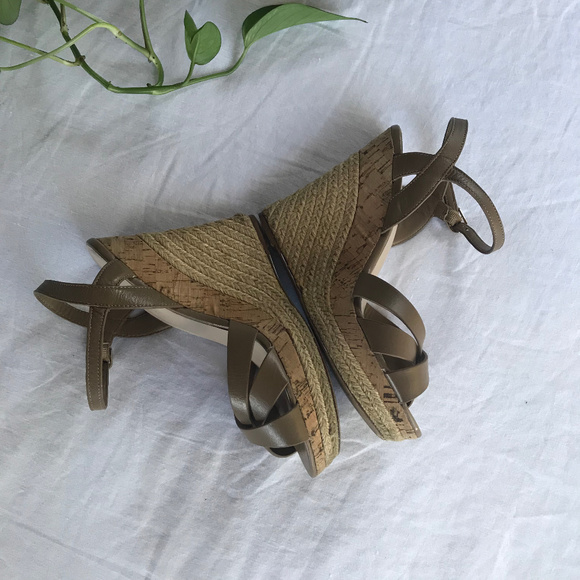 CHARLES DAVID Astro Cork & Jute Wedges Taupe | 8 - Picture 3 of 6